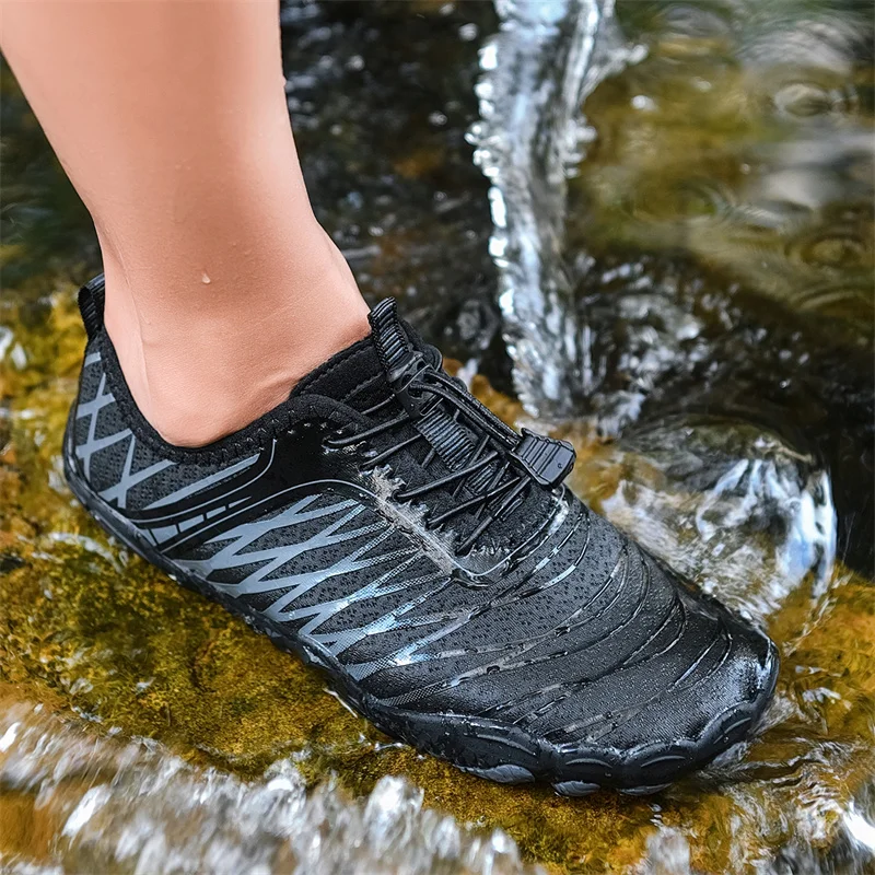 Chaussures de randonnée respirantes à surface en maille pour hommes et femmes, chaussures de sports nautiques à séchage rapide, extérieur, non ald,