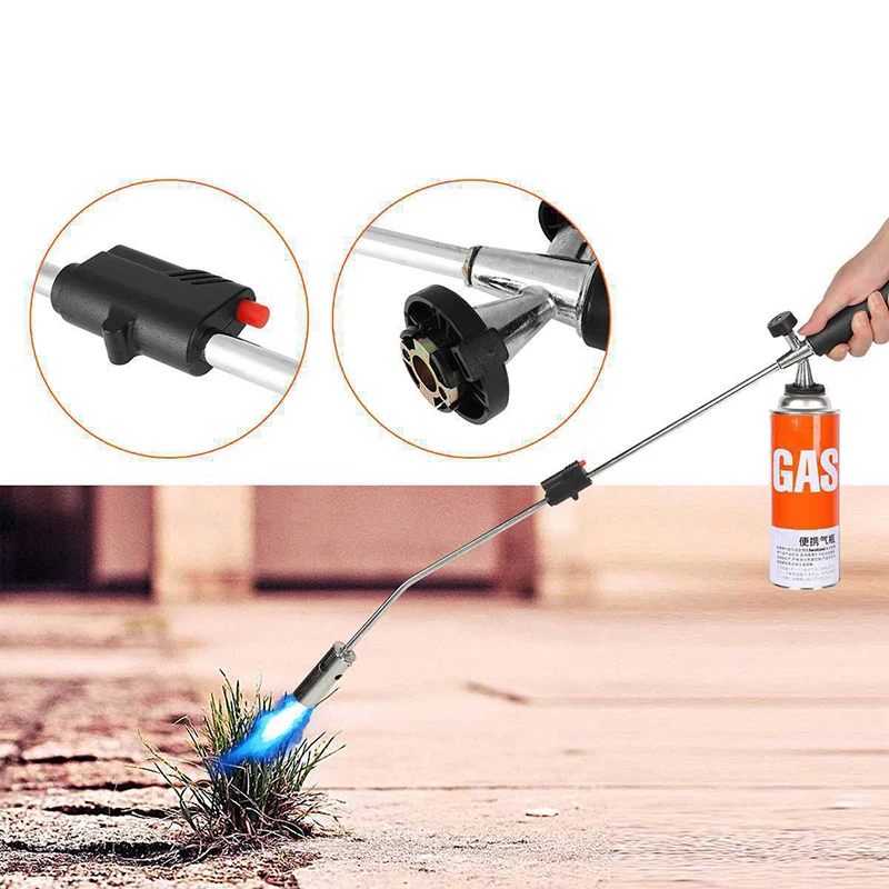 CheapPortable Torch Weed Torch Butane Burner Torch Gas Burner Self Ignition with Flame Control Valve
