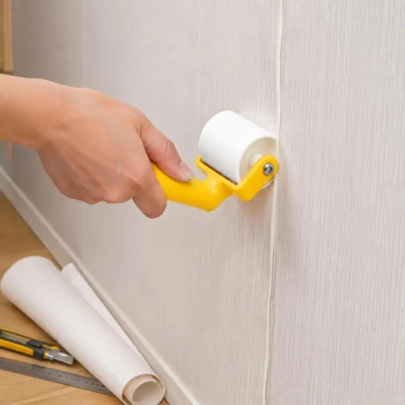 Wallpapers Covering Border Roller Set with 3 Handheld Plastic Implements for Pressing Joints, Finishing Margins, and M4YD