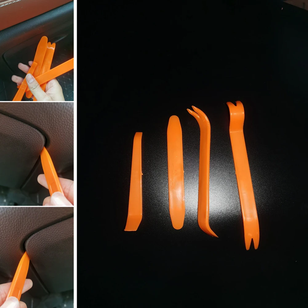 

Tools & Workshop Equipment Removal Tools Set Removal Tools 4pcs Orange Plastic Pry Repair Scraper For Disassemble Car Interior