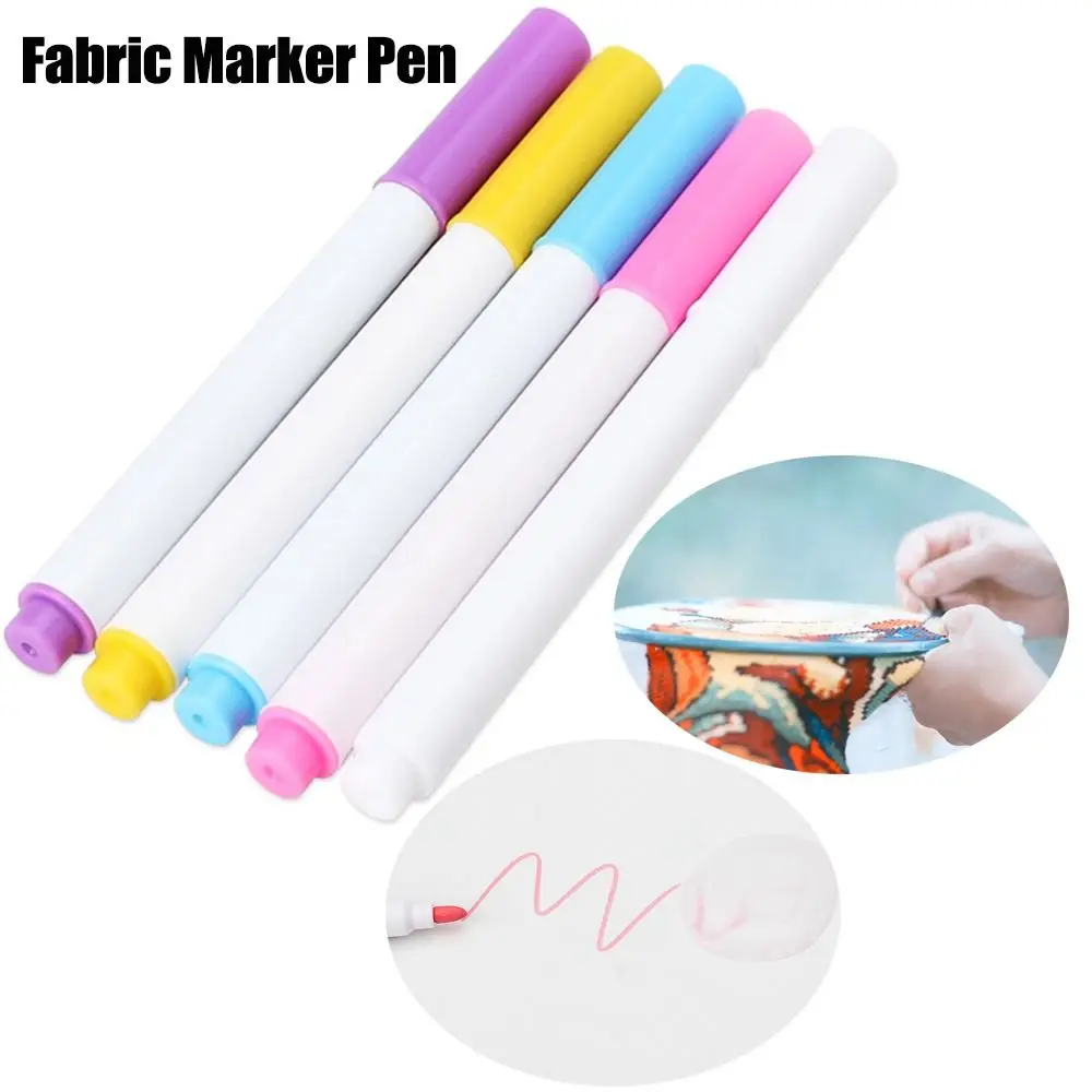 Water-soluble Refill Fabric Marker Pen Automatic Needlework Disappearing Pen Quilting Sewing Tools DIY