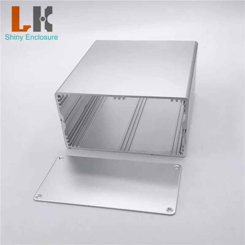 LK-ALS37 rozdzielona wytłaczane z aluminium elektroniczna pudełko projektowe aluminiowa obudowa oprzyrządowania DIA obudowa zasilacza 63x120x130mm