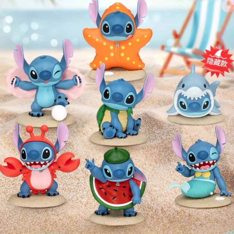 

Authentic Beast Kingdom Stitch 'Summer Disguise' Series Blind Box - Lilo & Stitch Collectible Figures Official Licensed Merchan
