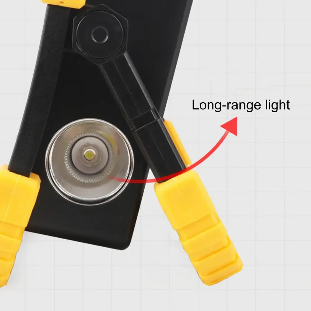 Portable Rechargeable LED Standing Light Survival Camping Emergency Spotlight COB Lamp Light