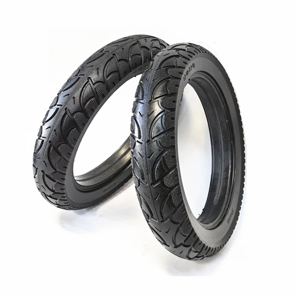 1/2 Solid Tyre 12 1/2x2 1/4(57-203) Solid Tires Rubber Black Electric Bicycle Escooter Scooter Electric Bike Accessories