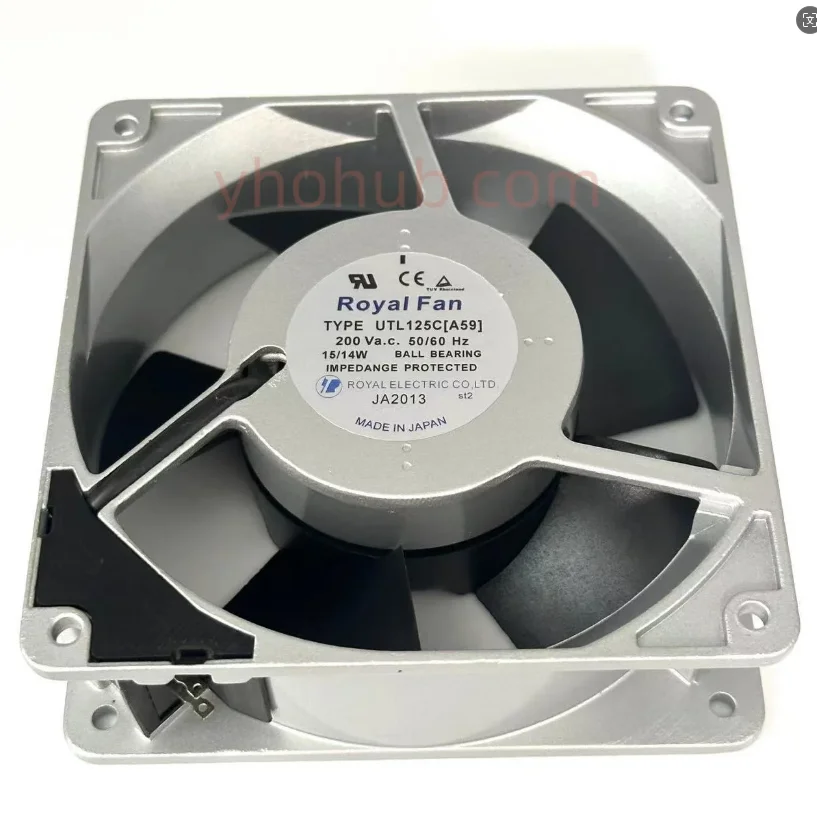 

Royal Fan UTL125C AC 200V 15/14W 120x120x38mm Server Cooling Fan