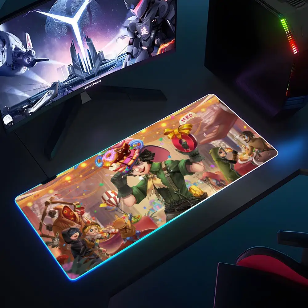 Identity V Mouse Pad RGB Luminous 700X400mm Large Table Pad Encrypted Anti Skid Super Large Mouse Pad