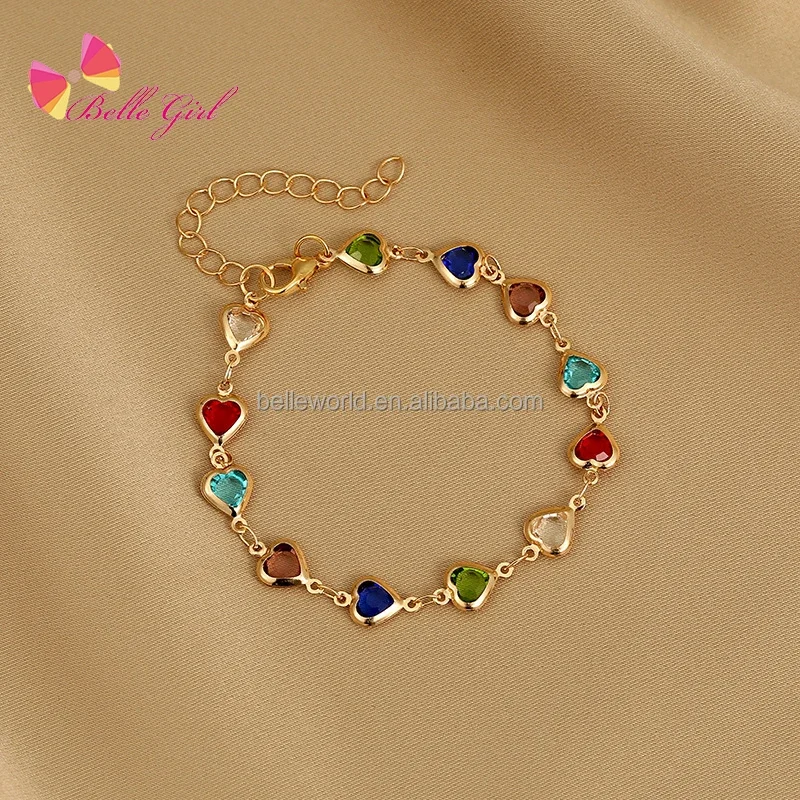 

BELLEWORLD Wholesale fashion jewelry fancy devil bracelet pearl butterfly heart adjustable fine bracelets bangles