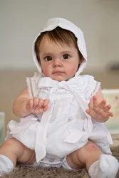 Maggie Bebe reborn 소녀, 뿌리깊은 머리카락, 3D 페인트 피부, 실물 같은 현실적인 다시 태어난 아기 소녀, 크리스마스 선물, 55cm