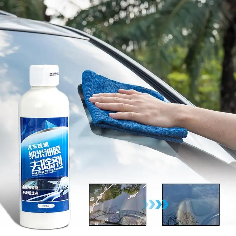 

Car Glass Oil Film Cleaner Glass Cleaner Coating Agent Multipurpose Cleaner Water Spot Remover Glass Film Removal Solution For