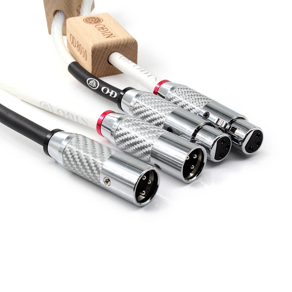 Imagem -06 - Nordost Odin Referência Interconexão Cobre Ródio Carbono Xlr Cabo Cabo Audiófilo Faça Você Mesmo