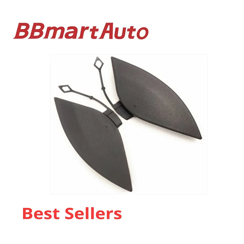 

51127176251 51127176252 BBmart cars accessories 1Set Rear Left & Right Bumper Trailer Tow Hook Cover For BMW X6 E71 E72 Car