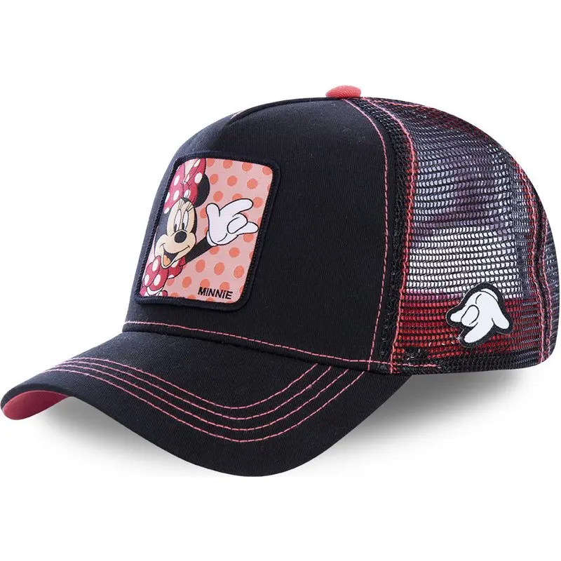 High Quality Disney Styles Anime Cartoon Snapback Cotton Baseball Cap Men Women Hip Hop Dad Hat Trucker Mesh Hat Dropshipping