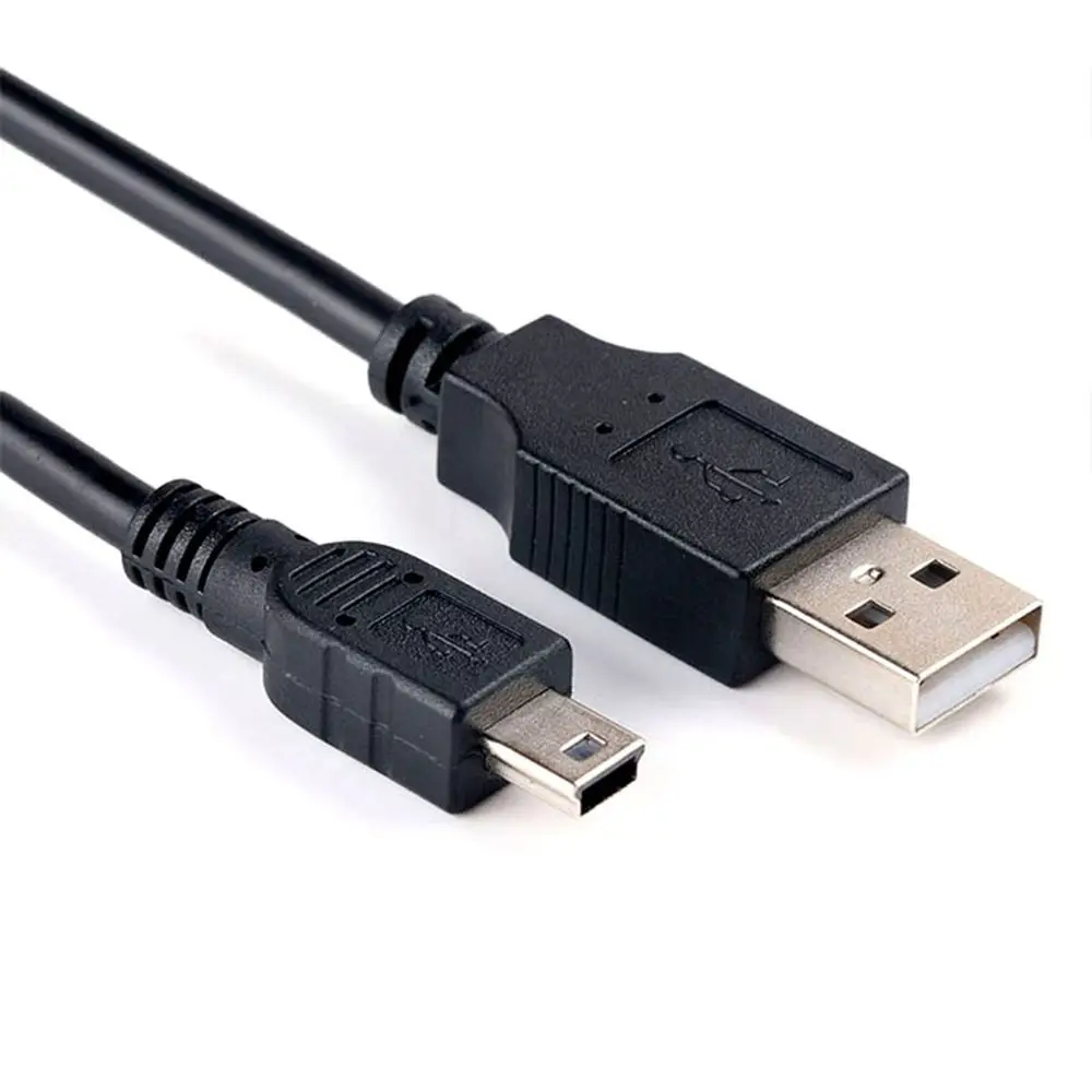 Best Charger EPS Cable for Male Black MP3 MP4 Cord Adapter USB 2.0 A To 5 Pin B