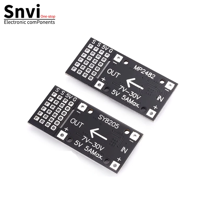 DC-DC MP2482 SY8205 5A DC step-down module 7V-24V to 5V steering gear drive power panel