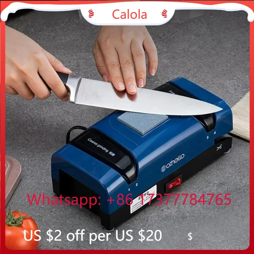Automatic Electric Knife Sharpener Professional Sharpening Grinder for Kitchen Knives Scissors Slotted Screwdriver Tools
