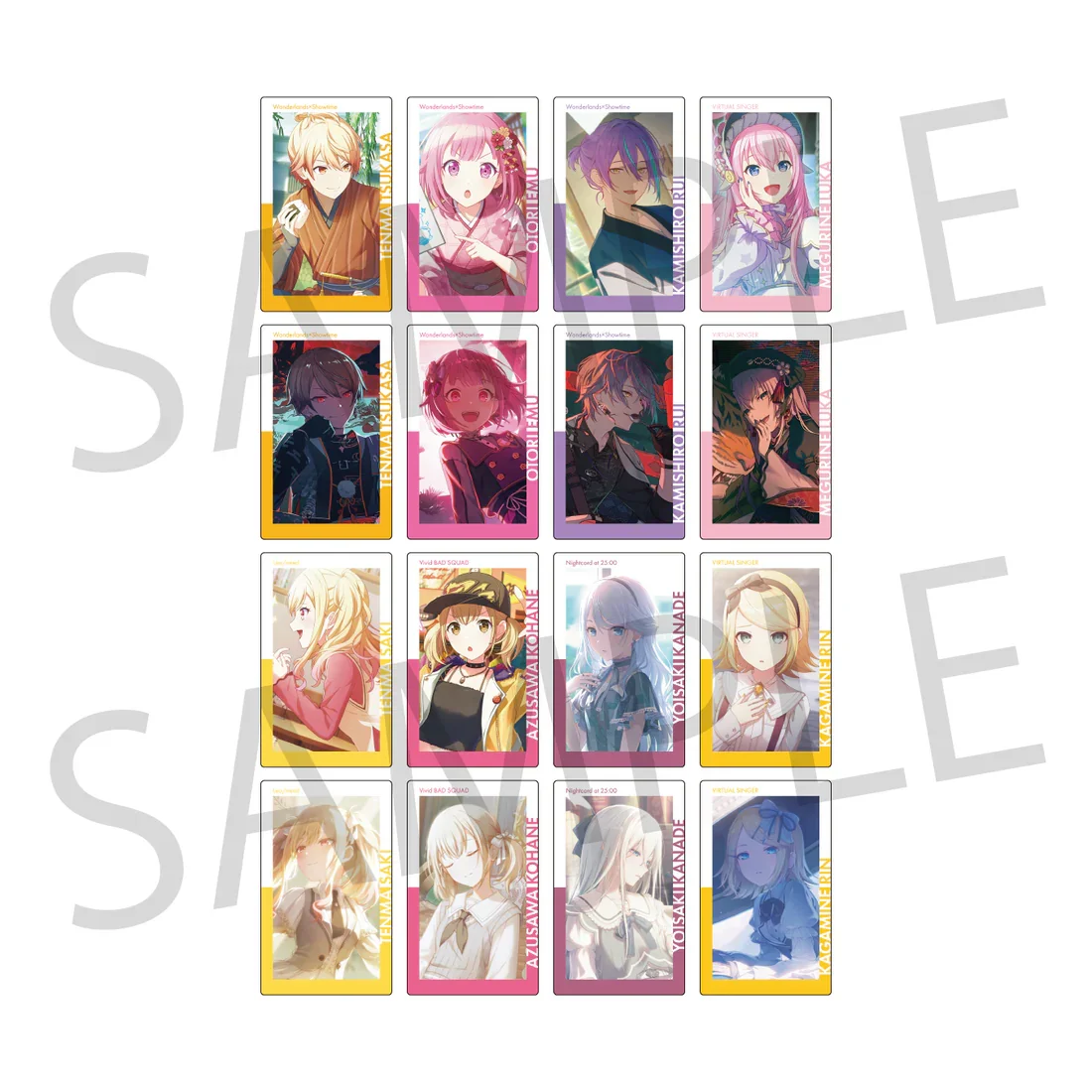 SEKAI PROJECT Vol. 25 A Game Tsukasa EMU Rui Saki Kohane Kanade PJSK EPICA Epick Card