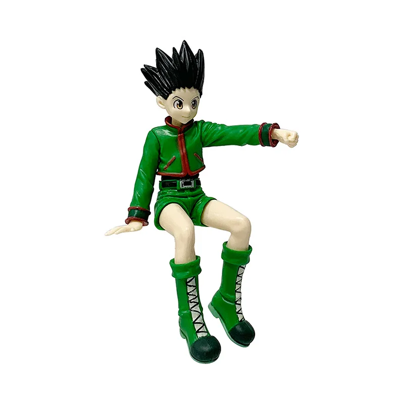 Anime HUNTERxHUNTER GON FREECSS Sitting posture Action Figure PVC Model Statue Desk Decor Toys Doll Collection Gifts