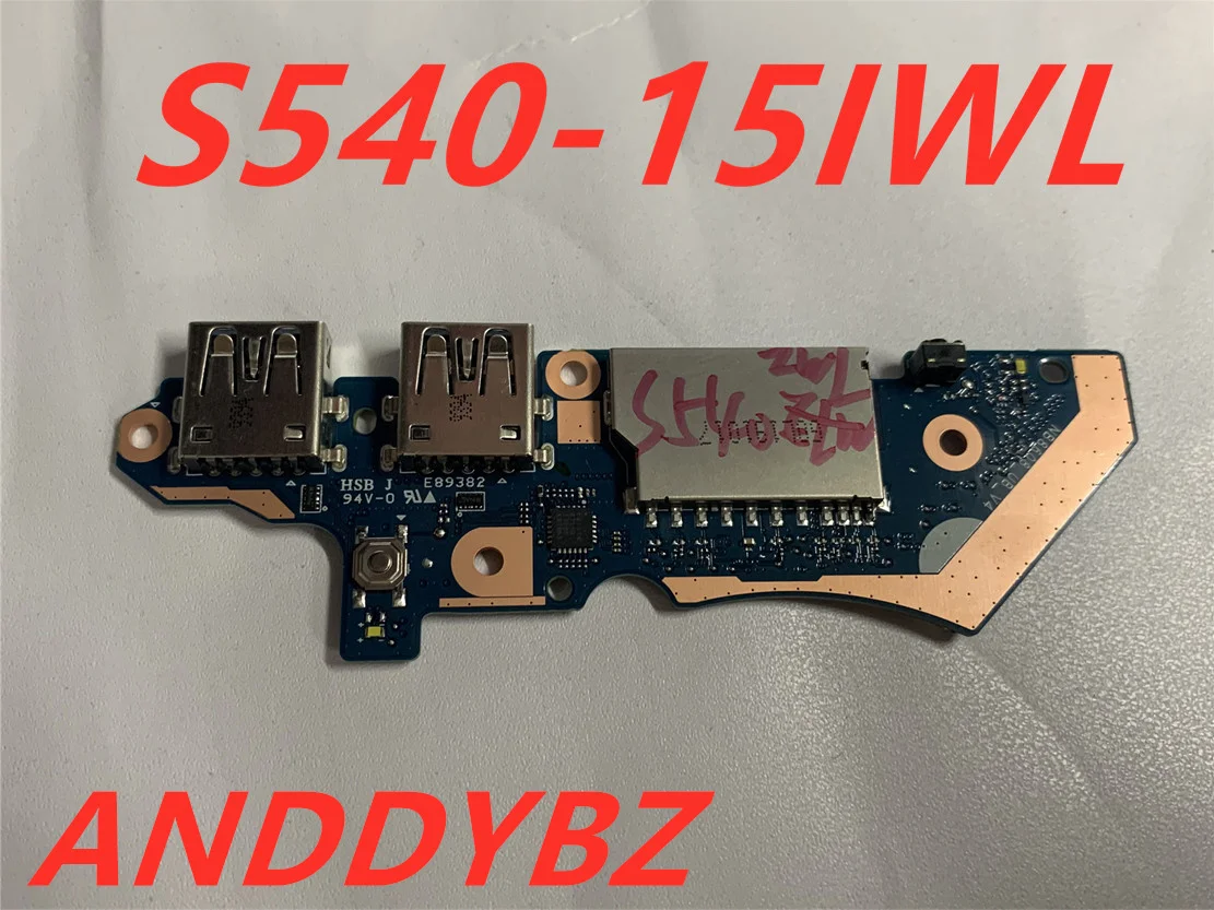 

Used Genuine NB8608-UB-V4 Board For LENOVO Ideapad S540-15IWL USB Power Button Board 100% TESED OK