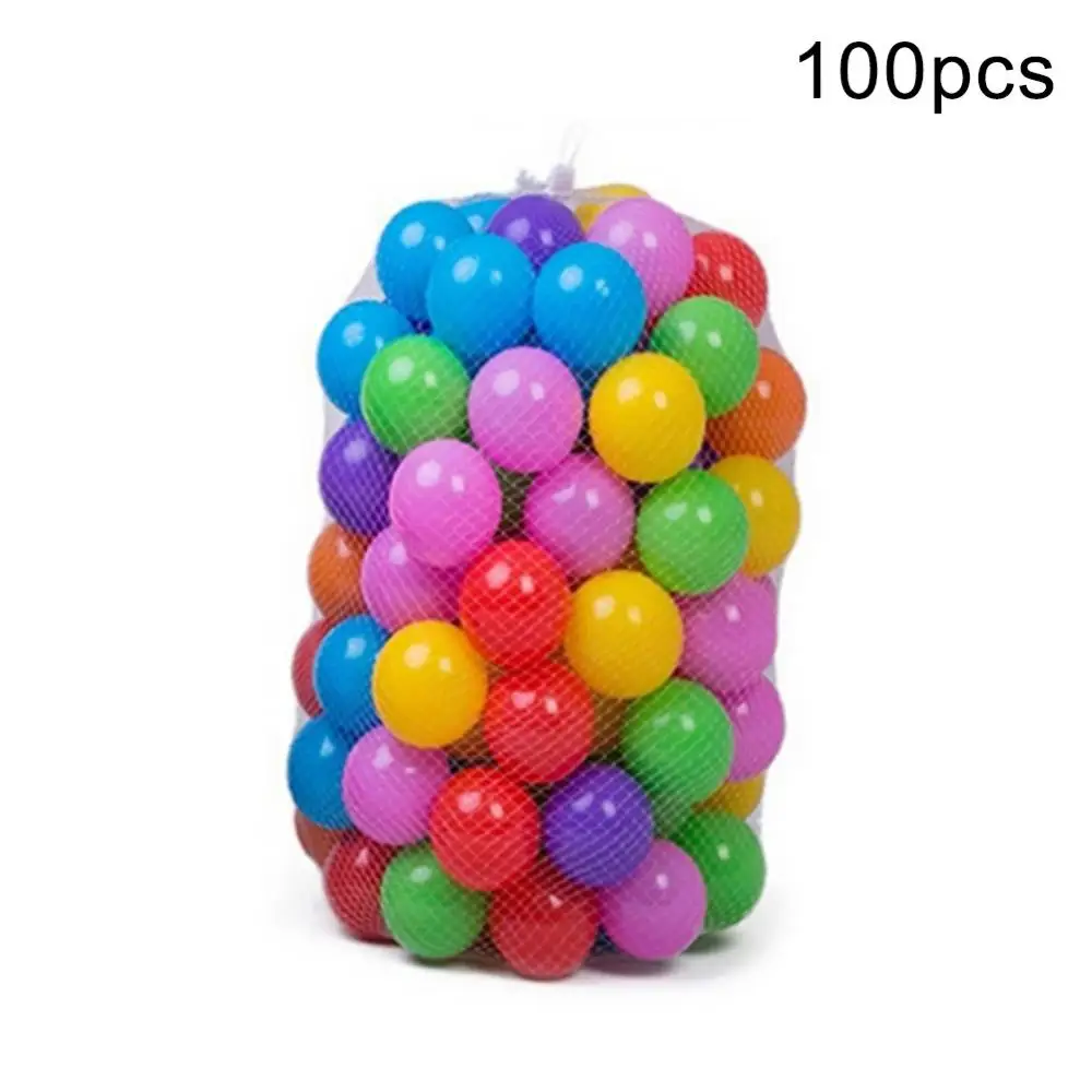 100 Stück buntes Ballspiel zeug leichtes weiches Wasser Pool Ozean wellen ball langlebiges Plastik Outdoor Spaß Sport Babys pielzeug für Kinder