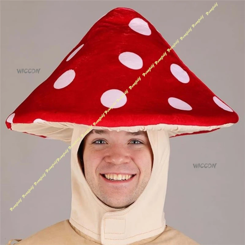 

Косплей Костюм для взрослых Грибная шляпа Плащ Хэллоуин Рождество Лес Вечеринка Сценическое представление Мужчины Женщины Костюм Милый теплый пижамный комплект