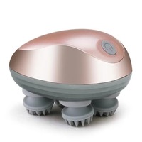 Cat Head Massager - Mini Handheld Electric Scalp Relaxation Tool with 3 Adjustable Settings