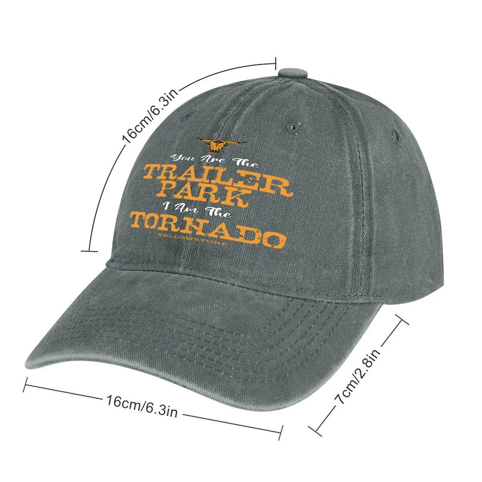 Yellowstone-Casquette de camionneur à motif You're The Trailer Park, chapeau de papa, casquettes en filet de maille, chapeaux de sport en plein air, je suis la tornade, cadeau d'anniversaire