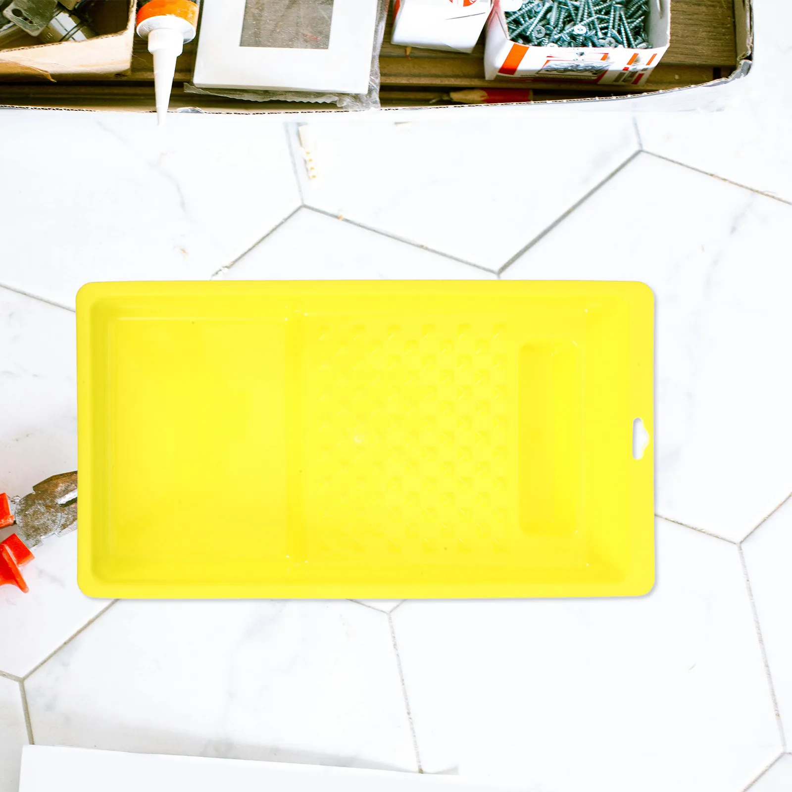 

Пластиковый лоток для краски большой емкости, эргономичный дизайн, для домашнего ремонта и DIY-проектов, принадлежности для малярных работ