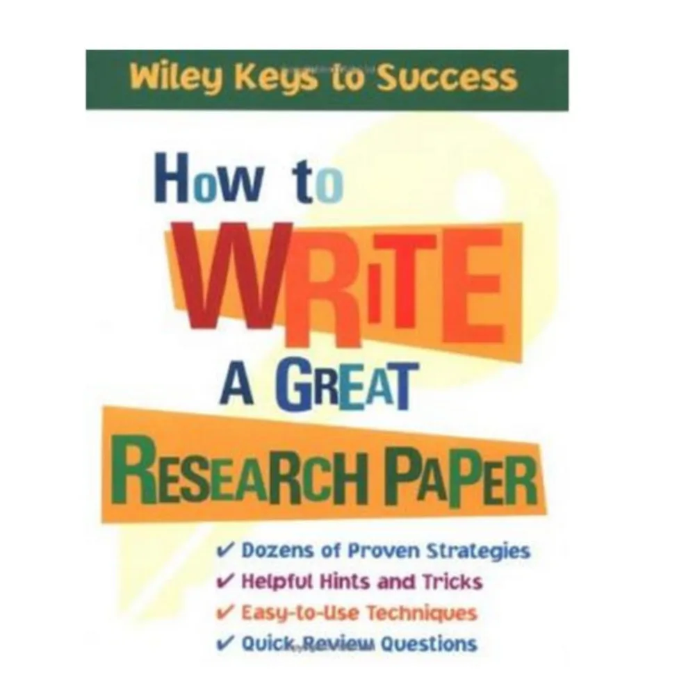 How To Write A Great Research Paper