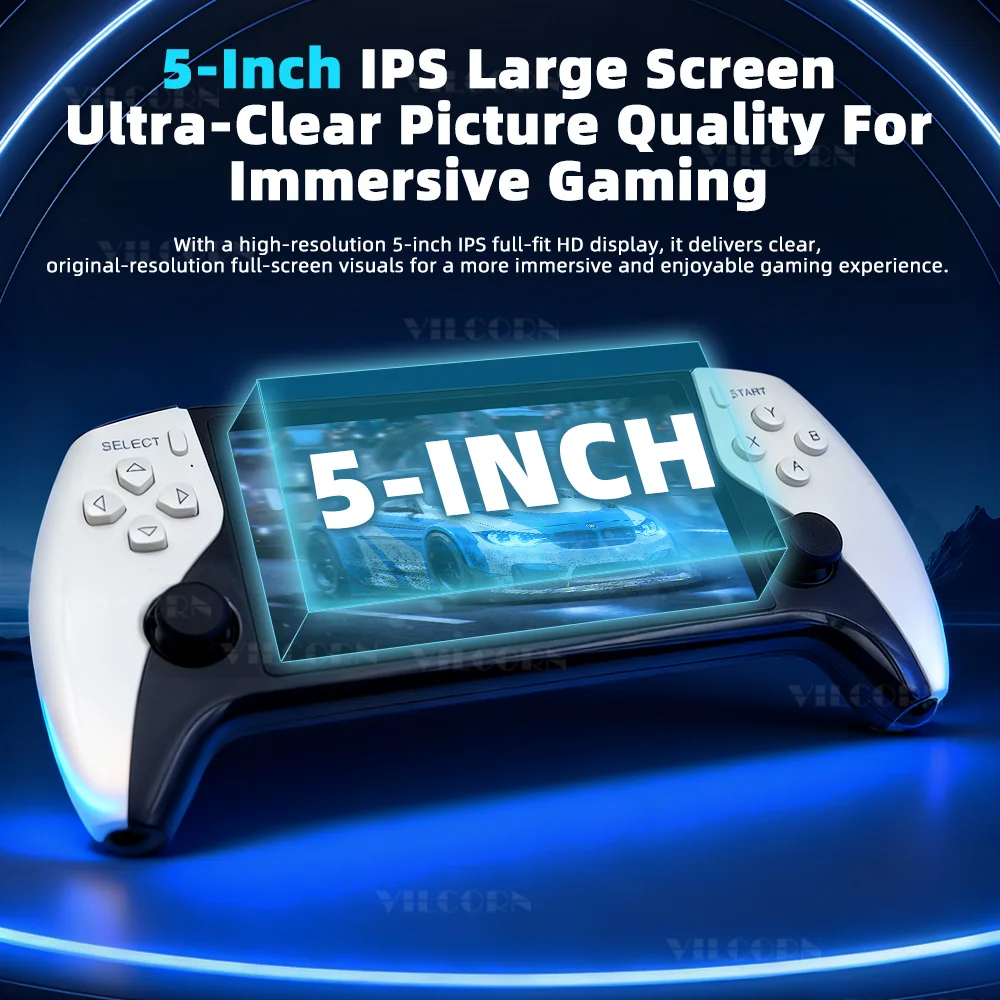 SF3500 Retro Game Console【5 Inch IPS HD】Handheld Game Players
