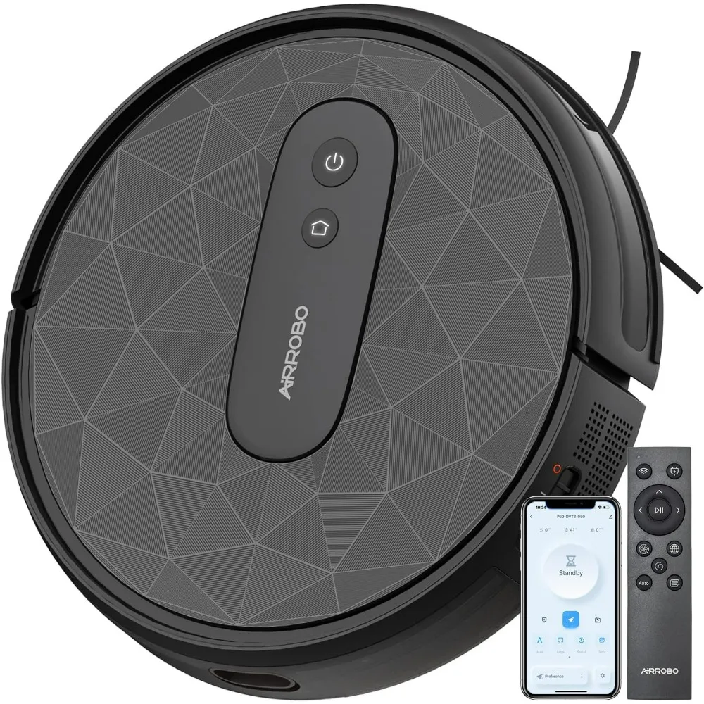 

Robot Vacuum Cleaner with 2800Pa Suction Power, App Control, 120 Mins Runtime, Self-Charging Robotic Vacuum Cleaner