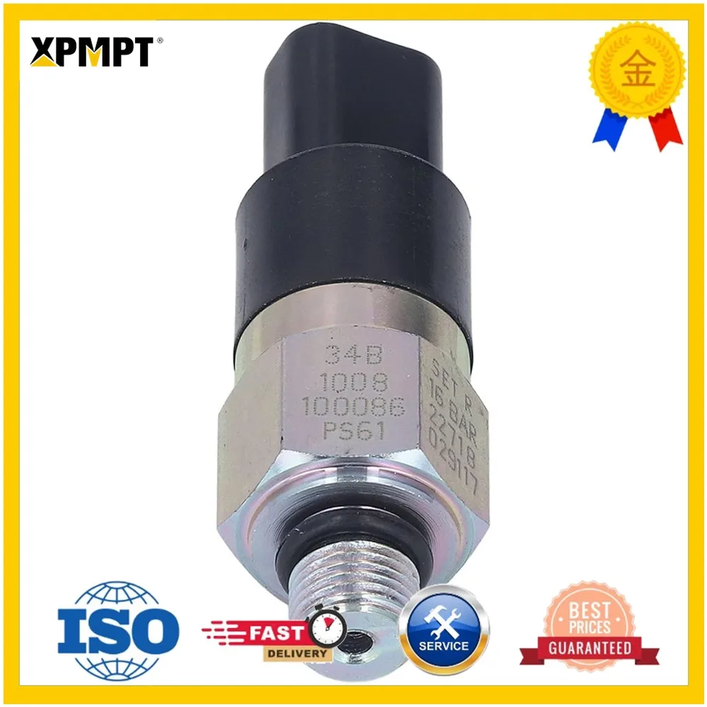 Pressure Switch Replacement for LIUGONG Excavator, Standard Interface Pressure Transducer, High - Accuracy Metal Pressure Sensor