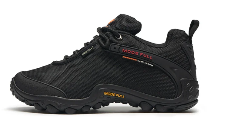 Fall and winter warm waterproof snow hiking boots men's high-top outdoor climbing mountaineering shoes