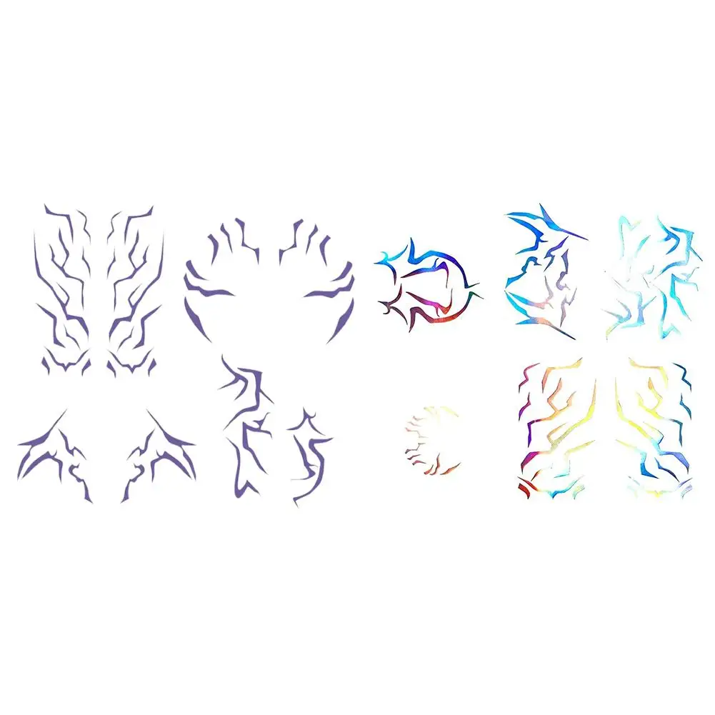 مجموعة الوشم المؤقت KPop Demon Hunters أنماط Rumi & Jinu |   Bithday اللباس الداخلي HUNTR/Xi Saja Boys هالوين تأثيري رومي الوشم