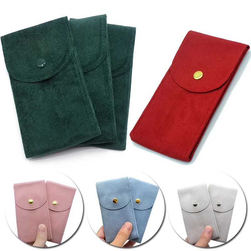 1pc Flannelette Watch Storage Bag Flannel Packaging Bag Ring Bracelet Gift Bag Portable Watch Pockets Collection Accessories