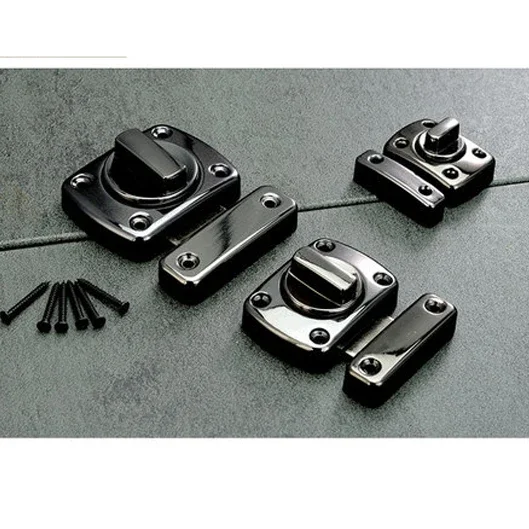 Universal Tür Riegel Tor Riegel Sicherheit Schiebetür Schloss Tür Riegel Zink-legierung Mit Schrauben Riegel