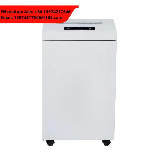 20-Sheets Micro Cut Paper Shredder Professional Commercial Office Paper Shredding Machine With Metal Cover