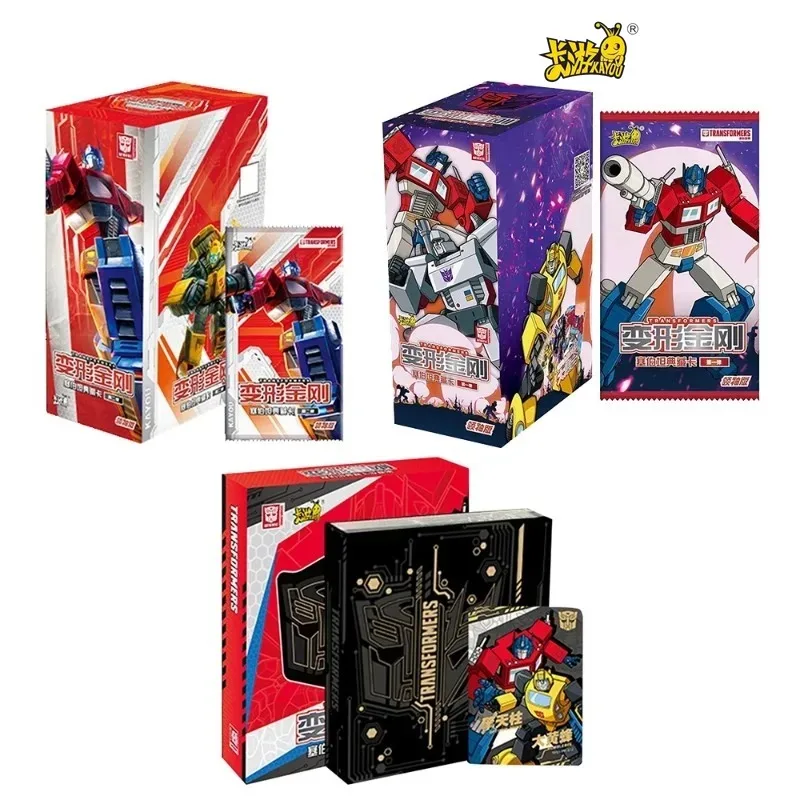 

KAYOU Transformers Leader Edition Cards, Anime Collector Box, Movie Merch Toys, Kids Limited Gift Leader Edition Anime Cards