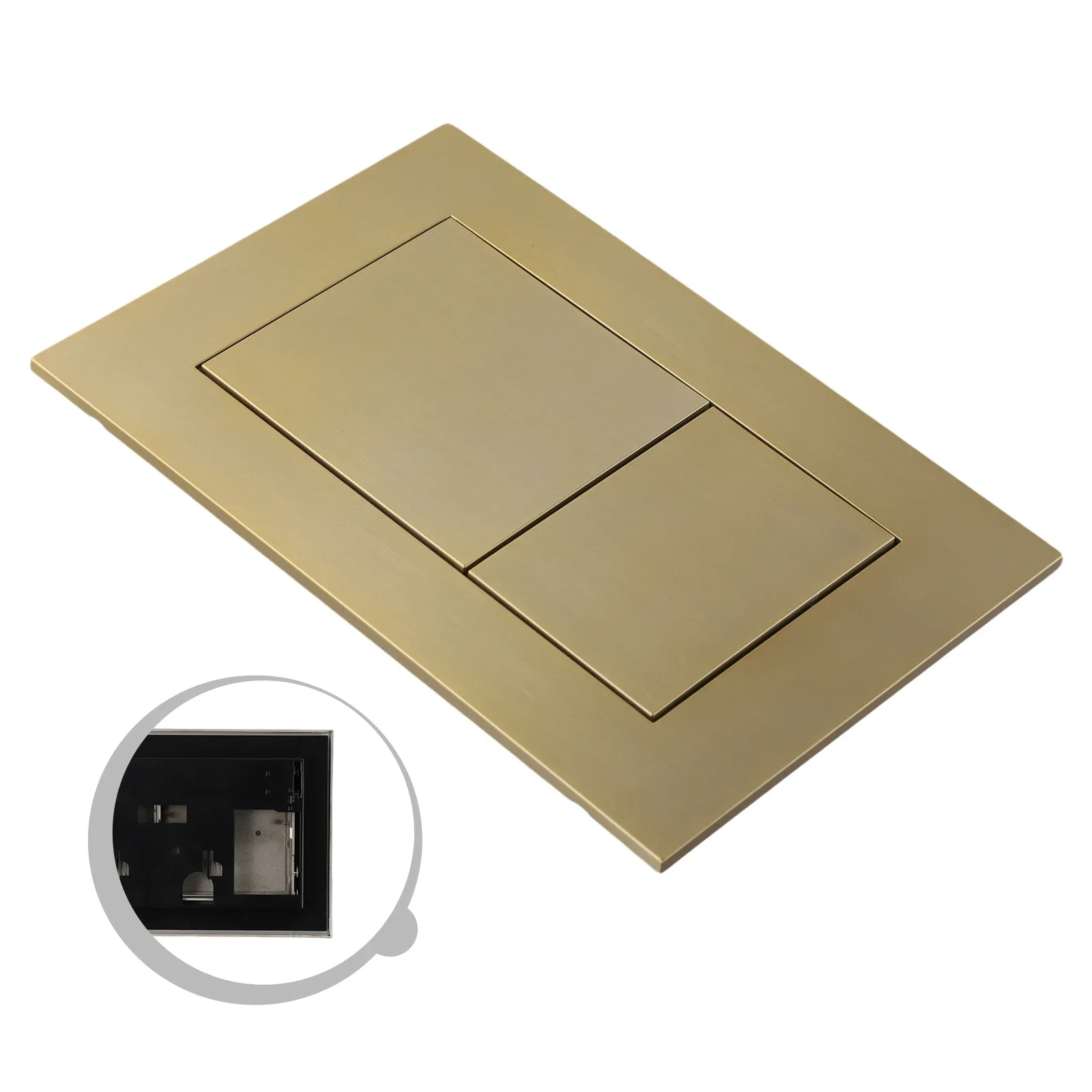 For TECE Dual Flush Actuator Plate Push Button Plate Gold Concealed Cisterns Toilet Flush Button Bathroom Toilet Parts