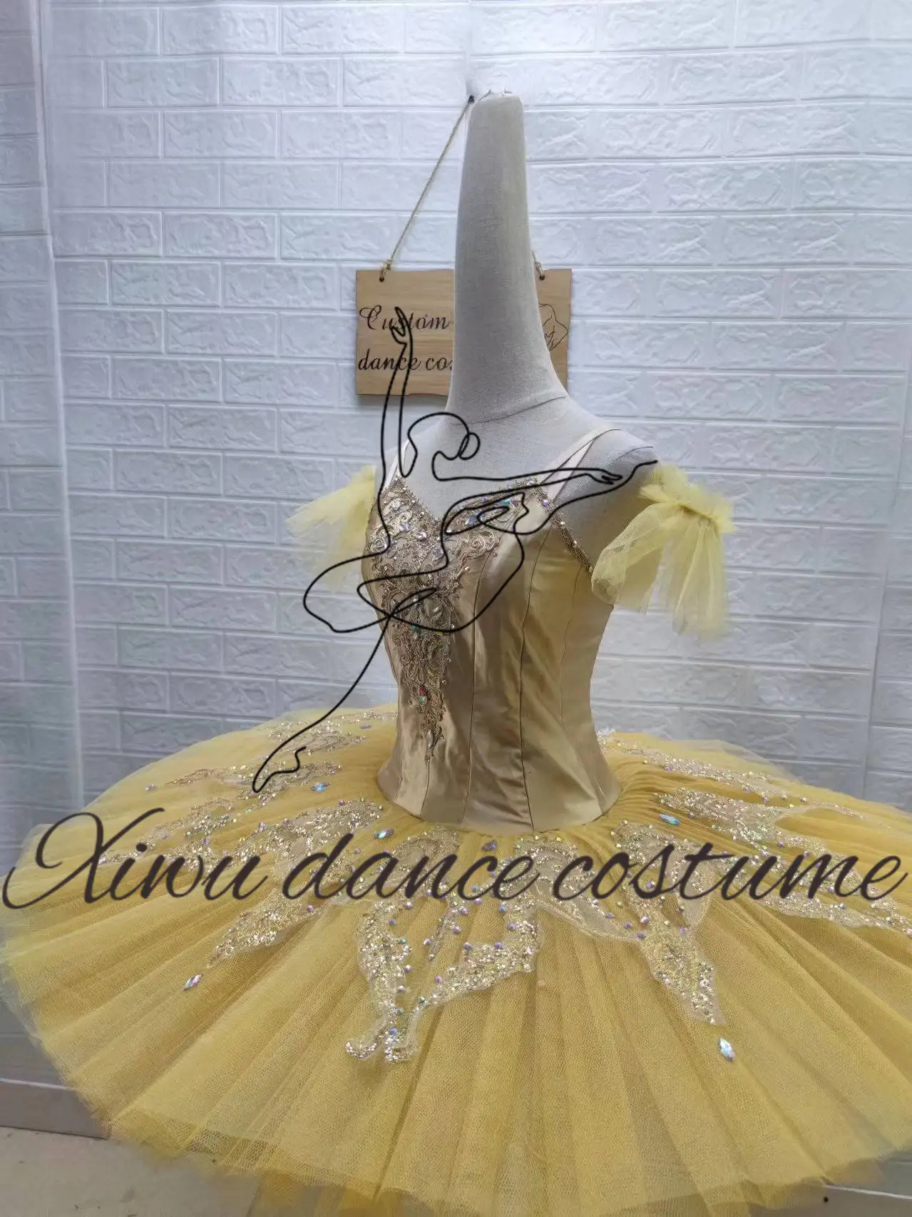 Professional high-quality custom-size ballet performance ballet costume high-end competition ballet dress