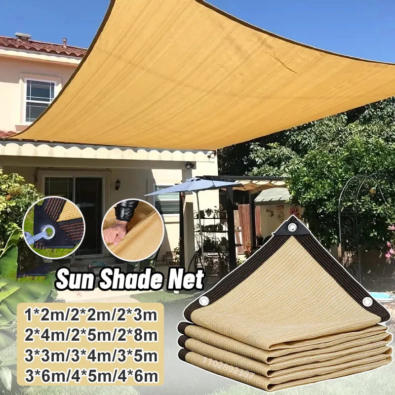 

Multi colored outdoor garden sunshade net, terrace sunshade, camping sunshade net, UV protection, HDPE sunscreen fabric, sunshad