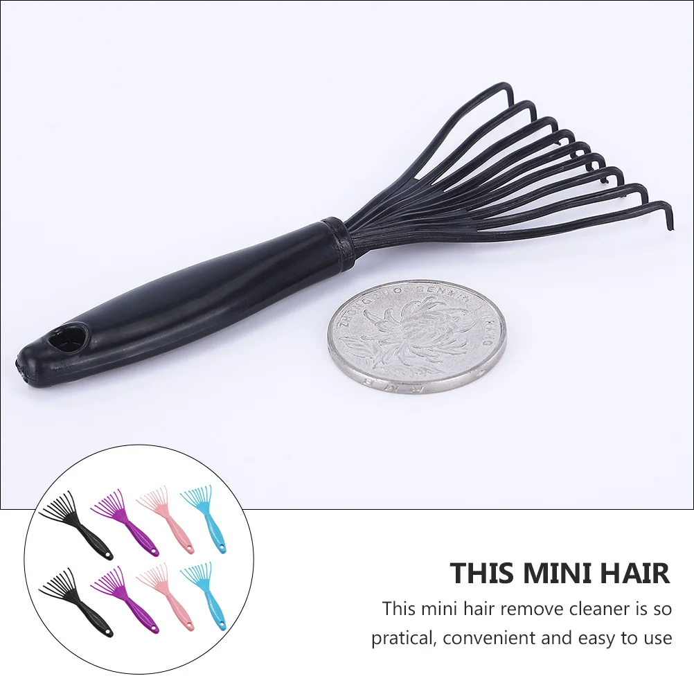 Outil de nettoyage de brosse, peigne, épilateur pour l'entretien des poils, épilation rapide intégrée, Portable, taille voyage, 8 pièces