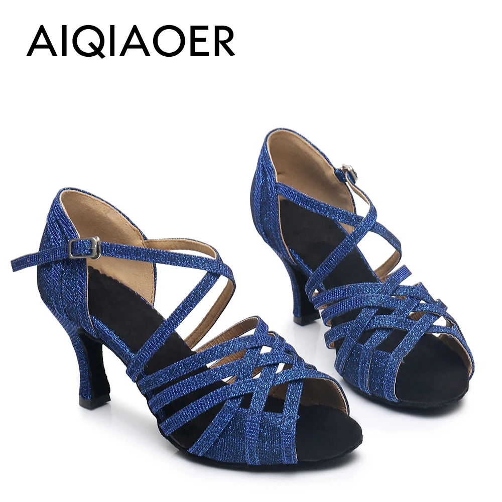 Soft-Soled Square Dance Shoes for Adults, Female Latin Dance Shoes, Ballroom Dancing Shoes, Summer Sandals