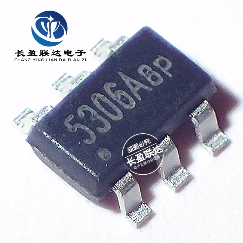 حماية بطارية ليثيوم أيون وبوليمر خلية واحدة IC ، XB5306 ، XB5306A بعلامة 5306Axx ، جديدة ، 10: 50 لكل لوط