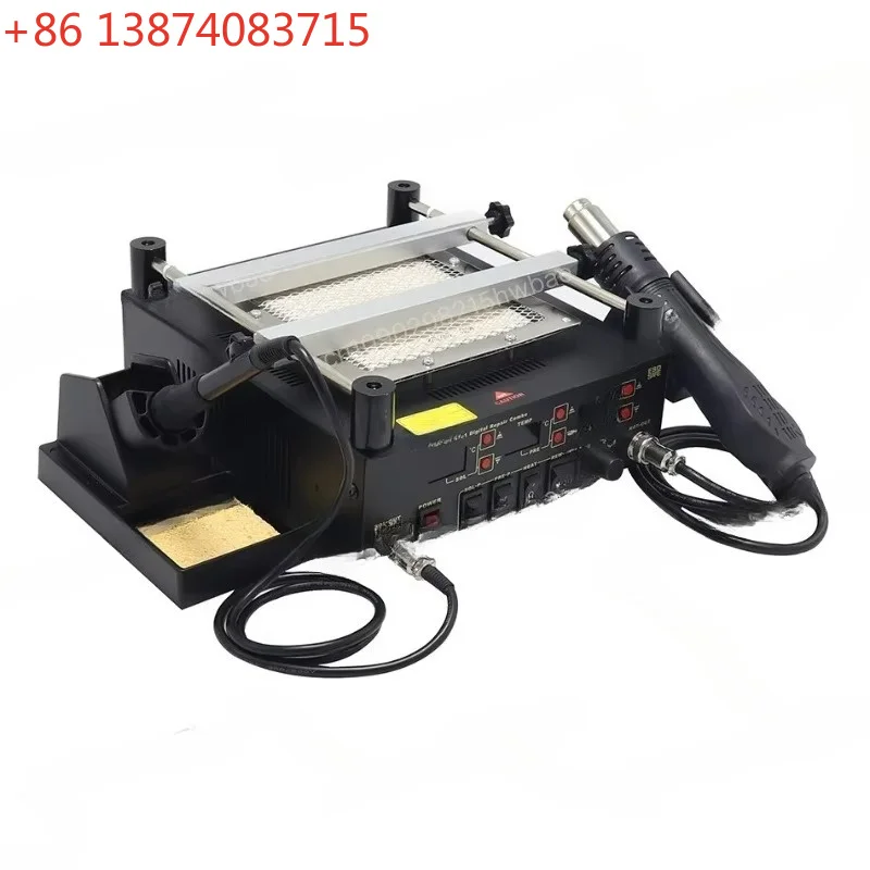 3 In 1 Soldering Rework Station Hot Air Gun Preheating Plate Preheater For Phone Repair