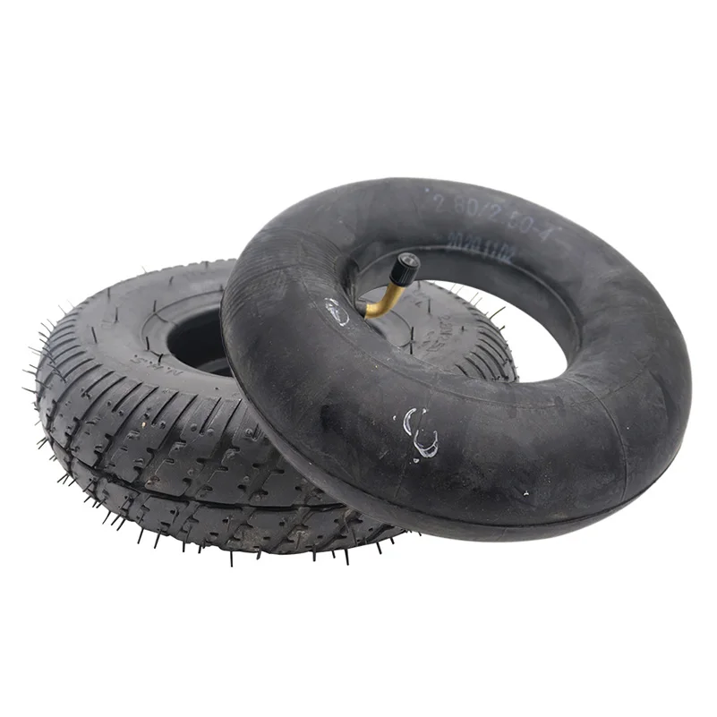 Tire 2.80/2.50-4 tyre and Inner Tube fits Gas / Electric Scooter ATV Elderly Mobility Scooter