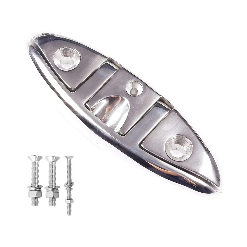 

BBF ISURE MARINE Складная планка для лодки 6-дюймовая откидная тяжелая планка для причала из нержавеющей стали морского класса 316