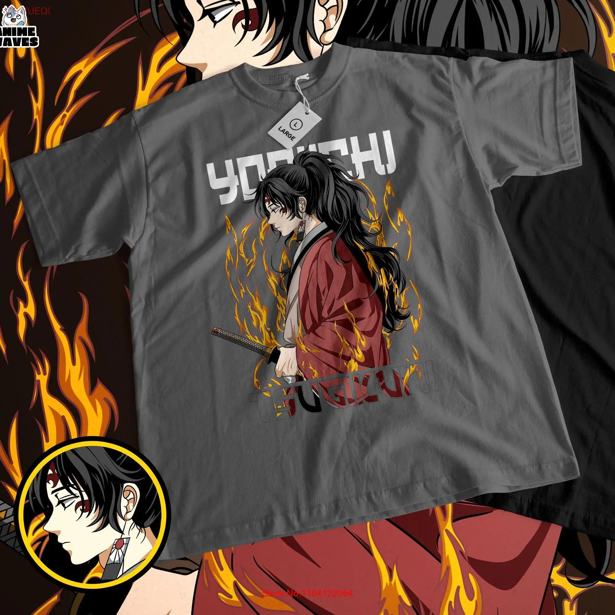 Ancient Samurai T shirt Anime and Manga Art Feudal Japan Era Legendary Swordsman Design Traditional Japanese Influence Cultural