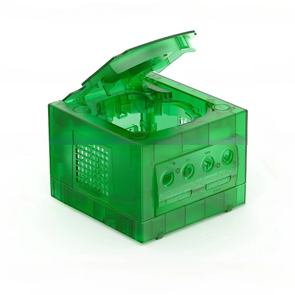 Voor Gamecube NGC vervangende behuizing, semi-transparante console-omhulsel voor retro NGC-modificatie & reparatie-accessoires