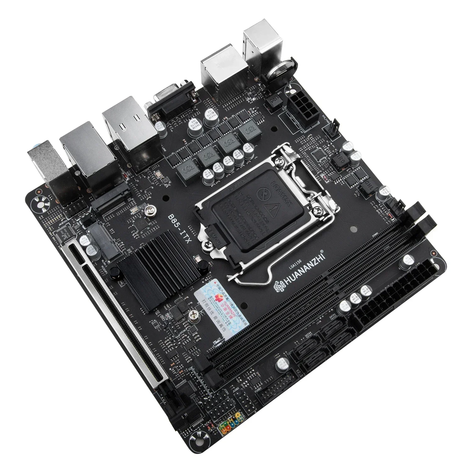 HUANANZBottles-Carte mère B85 ITX, Intel LGA 1150, i3, i5, i7, E3, DDR3, 1600MHz, 16 Go, M.2, SATA, USB 3.0, VGA, DP, compatible HDMI